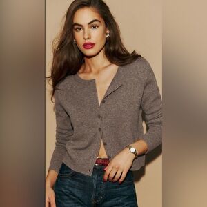 Reformation Clara Cashmere Button Down